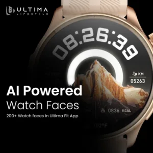 Ultima Watch Circle 2.0 Smartwatch |In-build ChatGPT | 3ATM Waterproof | 1.43 TRU AMOLED Display | 2.5D Curved Glass | 100+ Sports Modes | BT Calling | Super Slim with Premium Zinc Alloy Frame Smart Watch