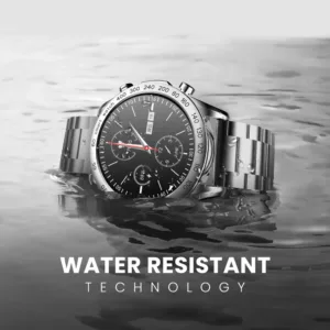 HiFuture Go Pro Smartwatch | Bluetooth Calling Features | 3 ATM Water Resistant | 20 Days Battery Backup | Stainless Steel Strap