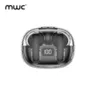 MWC HERO MT69 ENC | AI ENC | Bluetooth 5.4 TWS | Only 6ms Ultra Low Latency (Game Mode) | Semi In-Ear Gaming Earbuds | Unique & Transparent Design | iPx6 Water Resistant | 40Hrs Playback | Available in 4 Sweat Colors - Black