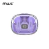 MWC HERO MT69 ENC | AI ENC | Bluetooth 5.4 TWS | Only 6ms Ultra Low Latency (Game Mode) | Semi In-Ear Gaming Earbuds | Unique & Transparent Design | iPx6 Water Resistant | 40Hrs Playback | Available in 4 Sweat Colors - Purple