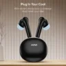 Mivi Duopods N4 True Wireless TWS Earbuds, Upto 50 Hours of playtime, 13mm driver, Dual Connection, Voice Assistance, Bluetooth v5.3, AI ENC - Black