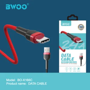 BWOO X166C Fast Charging 2.4A Data Cable for Type C