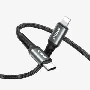 BWOO BO-X288C-L  USB-C to Lightning Fast Charging Cable PD 27W Nylon 1M