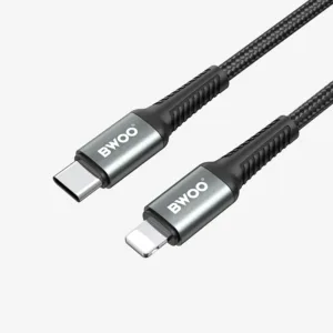 BWOO BO-X288C-L  USB-C to Lightning Fast Charging Cable PD 27W Nylon 1M