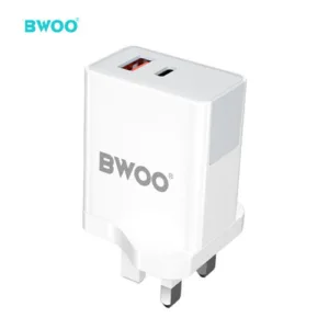 BWOO CDA134 Dual Port 38 w Fast Wall Charger