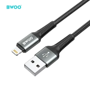 BWOO X288L USB To Lightening Cable Nylon 1M For iPhone