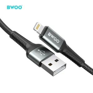 BWOO X288L USB To Lightening Cable Nylon 1M For iPhone