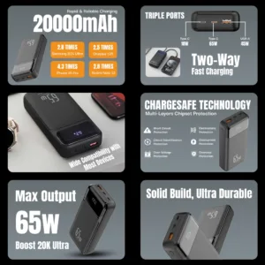 Ultima Boost 20000 mAh Ultra Powerbank