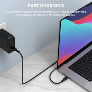 AUKEY CB-KCC102 | 100W 1.8m USB-C to USB-C Cable