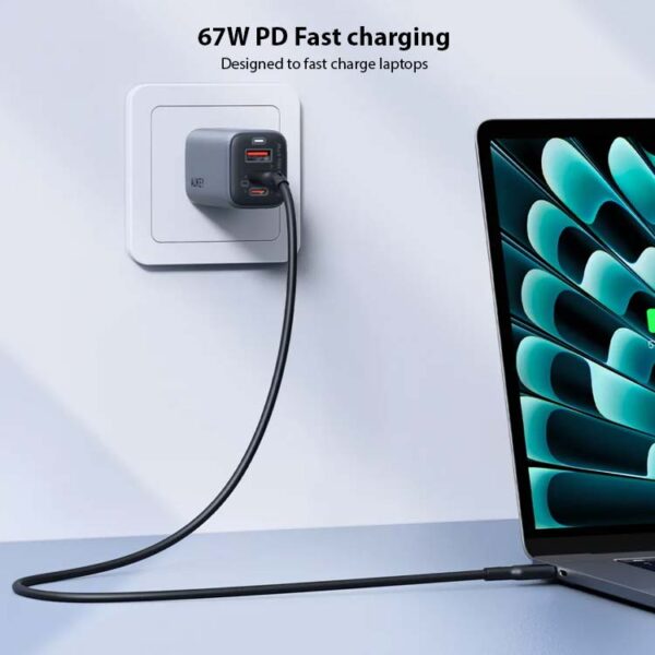 AUKEY 67W GaN Wall charger PA-B6U (67W)