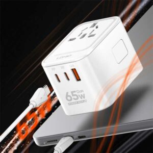 3 USB Ports 65W GaN Travel Adapter Z6