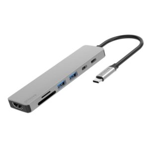 Type-C-HUB Proove Iron Link 7 in 1 (2*Type-C + 2*USB3.0 + HDMI + SD/TF)