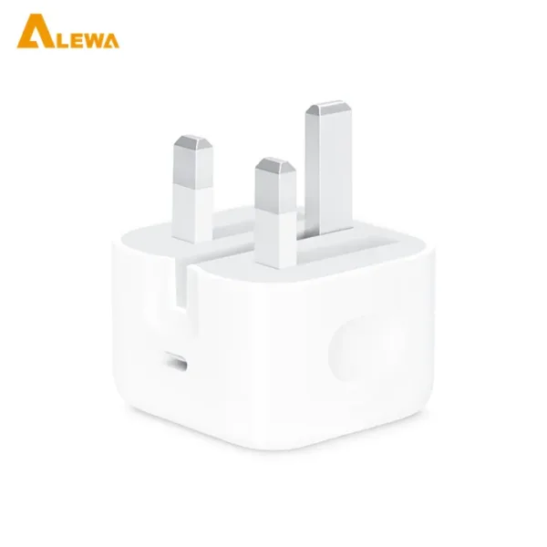 Alewa 3 Pin 20W Type C PD Charger GaN | 79 Grams | 6 Months Replace Warranty