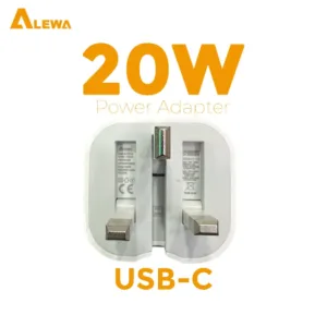 Alewa 3 Pin 20W Type C PD Charger GaN | 79 Grams | 6 Months Replace Warranty