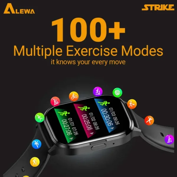 Alewa Strike Amoled Smart Watch 2.01