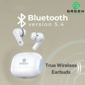 Green Airbeat-520 Dual Mic ENC Earbuds