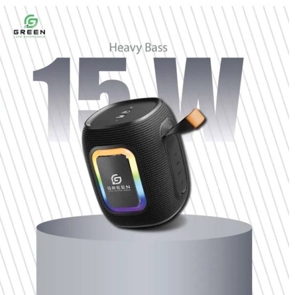 Green Melody-15 Portable Bluetooth Speaker