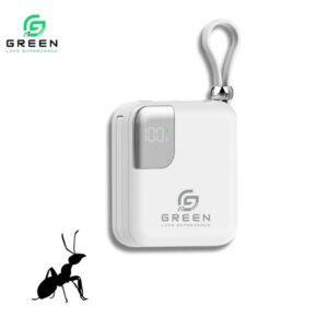 Green Mini Thunder Small Size Power Bank 10000 mAh