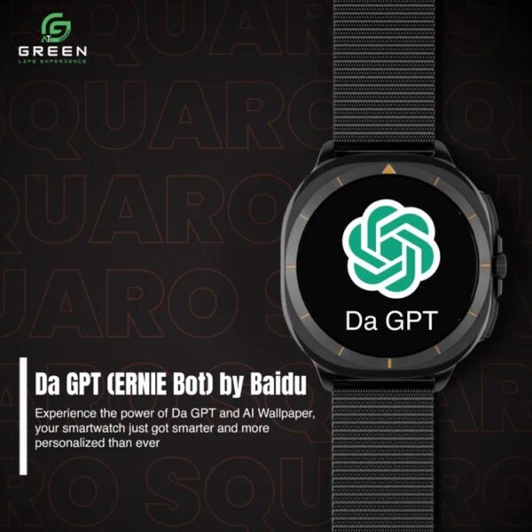 Green Squaro Smartwatch