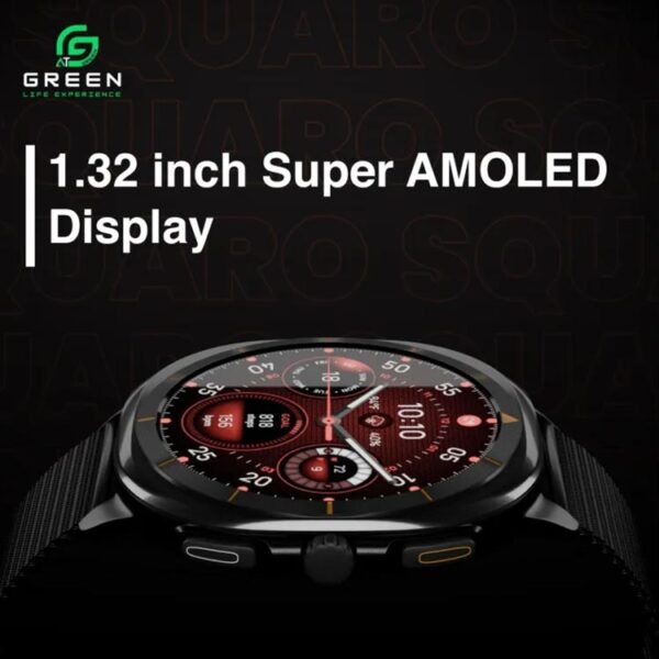 Green Squaro Smartwatch