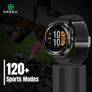 Green Squaro Smartwatch
