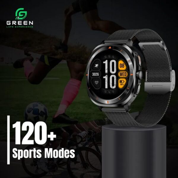 Green Squaro Smartwatch
