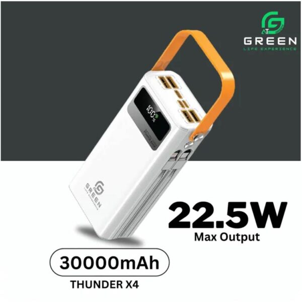 Green Thunder X4 30000 mAh Powerbank
