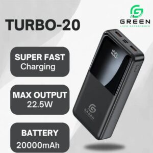 Green Turbo-20 Powerbank 20000 mAh