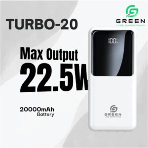 Green Turbo-20 Powerbank 20000 mAh