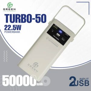Green Turbo-50 Powerbank 50000 mAh