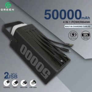 Green Turbo-50 Powerbank 50000 mAh
