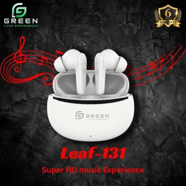 Green Leaf-131 Wireless Bluetooth Earbuds