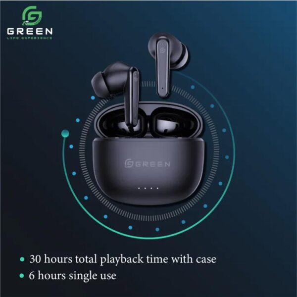 Green Leaf-141 True ENC Wireless Gaming Earbuds