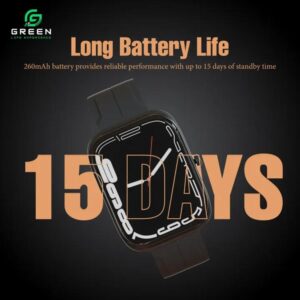 Green Vision Fit Metallic SmartWatch