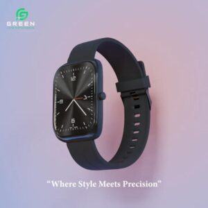 Green Vision Fit Metallic SmartWatch