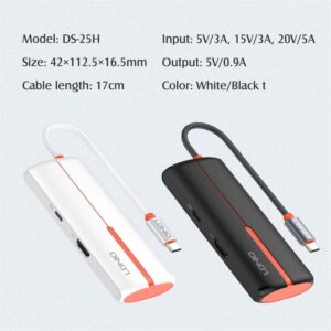 5 In 1 Usb C Dock Station DS-25H