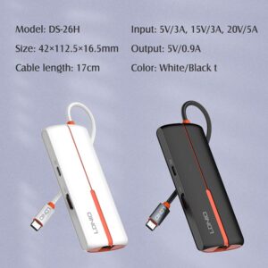 6 In 1 Usb C Dock Station DS-26H