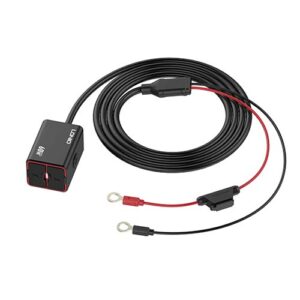 60W Wired Extension Cord Waterproof Design Super Fast Car Charger for Motorcycle C108