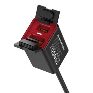 60W Wired Extension Cord Waterproof Design Super Fast Car Charger for Motorcycle C108