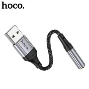 HoCo Ls36 USB TO Aux 3.5mm Female Short Cable 12 Cm External Sound Card