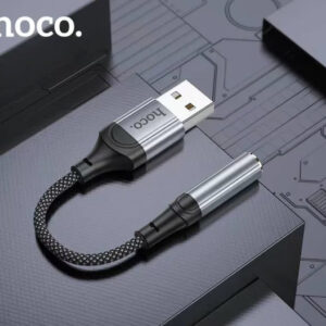 HoCo Ls36 USB TO Aux 3.5mm Female Short Cable 12 Cm External Sound Card