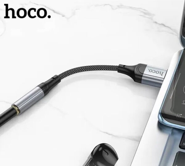 HoCo Ls36 USB TO Aux 3.5mm Female Short Cable 12 Cm External Sound Card