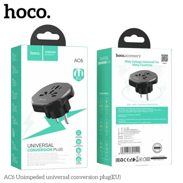 Hoco AC6 Unimpeded Universal Conversion (EU)