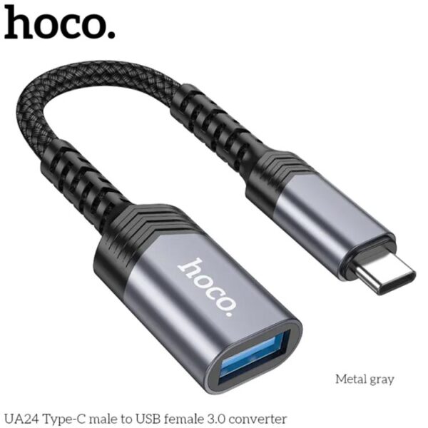 Hoco Ua24 Type-C Male To Usb Female 3.0 Converter