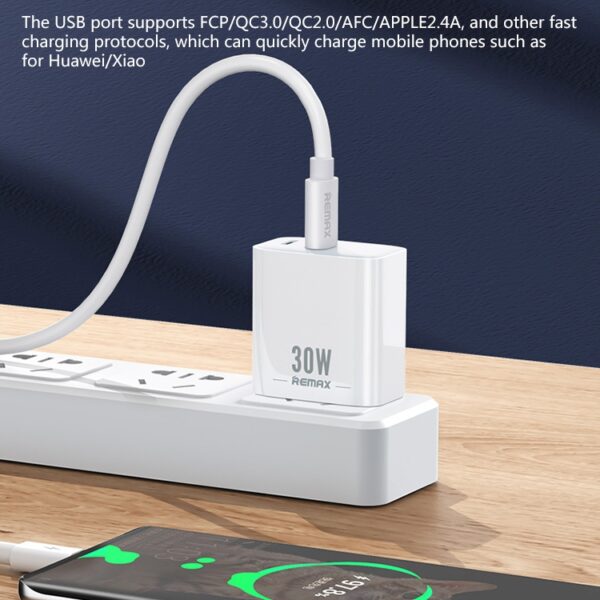 Remax RP-U82 30 Watt QC Plus PD Fast Charger