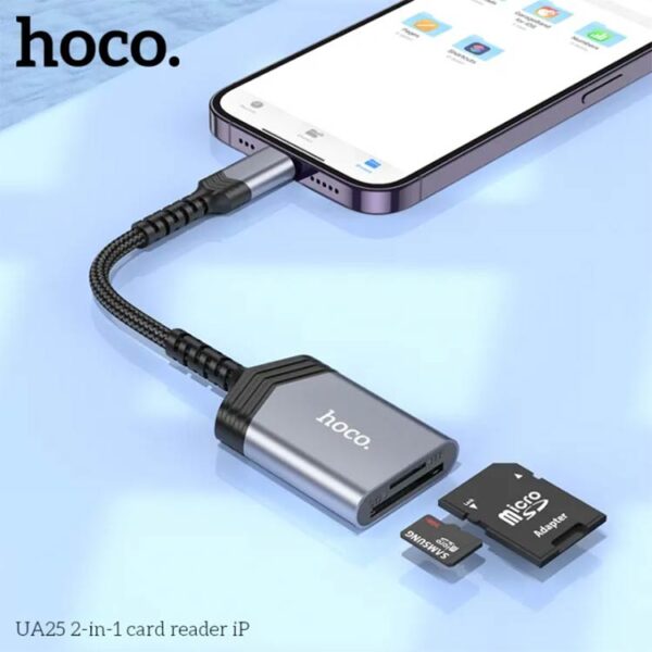 Hoco Ua25 2-In-1 Card Reader Iphone