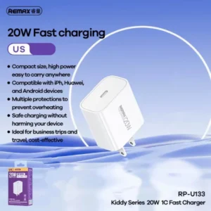 Remax RP-U133 Compact 20W Fast Charger USB C Port