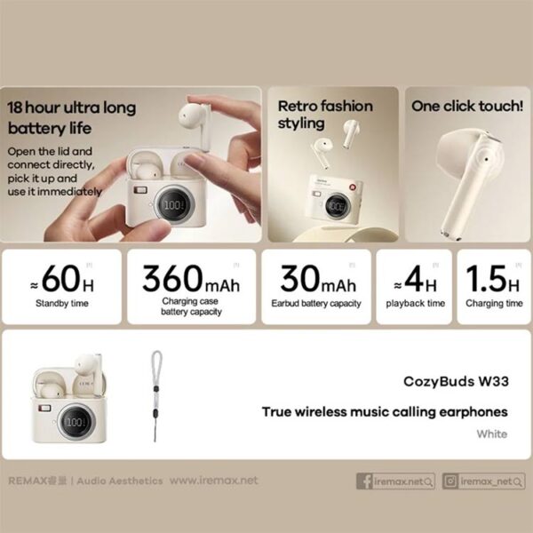 REMAX Cozy Buds W33