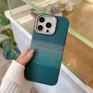 Luxury Carbon Fiber Magsafe Wireless Charging Hard Case