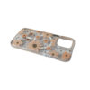 Flower Floral Magnetic Phone Case for iPhone, Compatible with MagSafe - peach